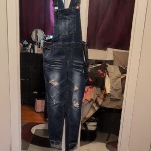 Dollhouse Blue Denim Overalls